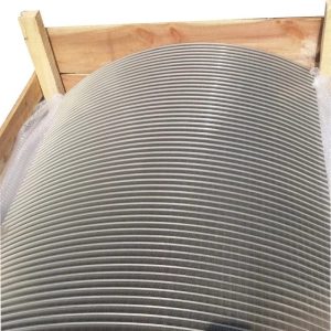 Curved sieve plate